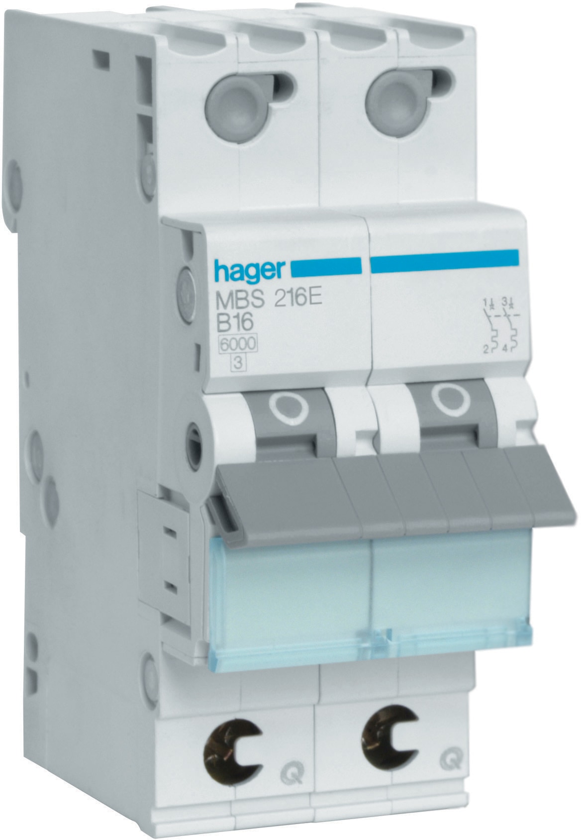 hager mbs216e installatieautomaat hager