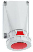 bals cee-wandcontactdoos 63a 5-polig 400v