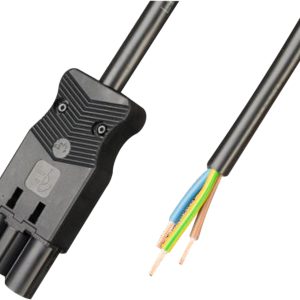 aansluitsnoer male 3-polig 2,5mm2 400cm adels