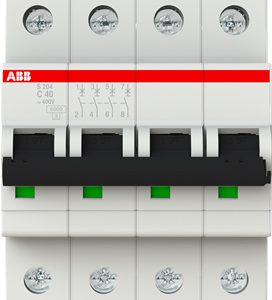 abb s204 installatieautomaat c-karakteristiek 40a abb