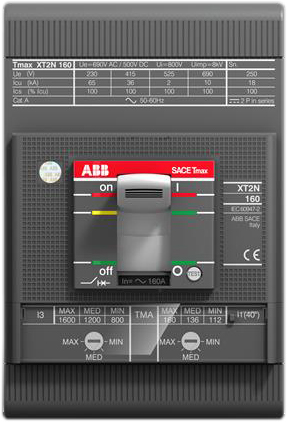 abb tmax xt2h 160/r 4 abb