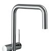 hansgrohe 1-gat keukenmengkraan u chroom hans grohe