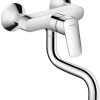hansgrohe logis ééngreeps keukenmengkraan wanduitvoering hans grohe