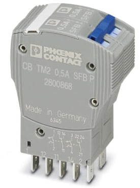 phoenix contact thermomagnetische apparatenbeveiligingsschakelaar 2p phoenix contact