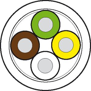 koppelsnoer 3-polig 1,5mm2 800cm adels