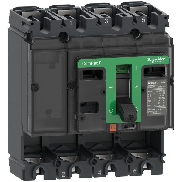 vermogenschakelaar basisframe compact nsx250b schneider electric
