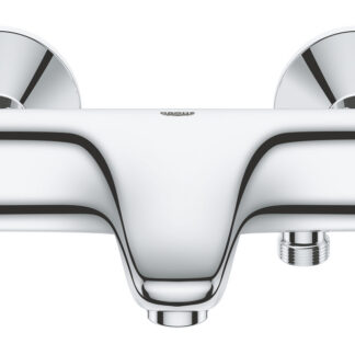 Grohe Grohtherm 1000 New, Badthermostaatkraan, wand, tweegreeps, 2-gats, omstelinrichting, 173mm uitloop, vast, chroom