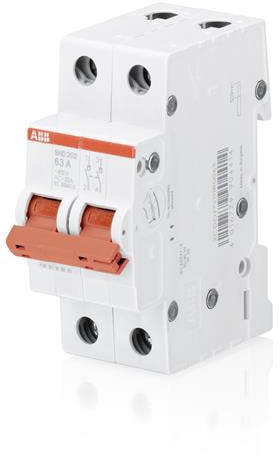 abb lastscheider shd 2-polig 25a abb