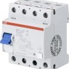 abb componenten aardlekschakelaar 4-polig 125a abb