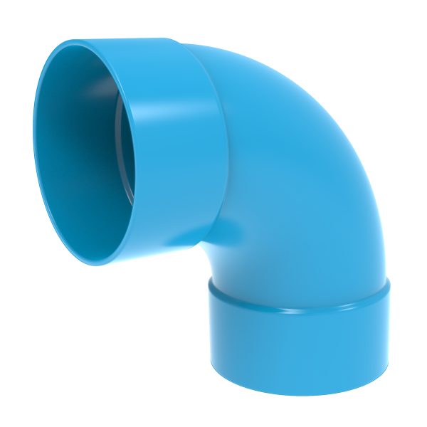 wavin ventiza bocht pvc 125mm