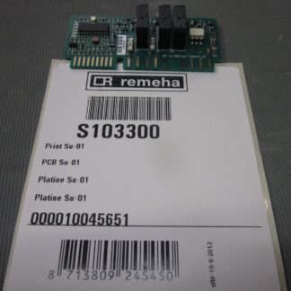 remeha onderdeel gasgestookte print su-01 remeha