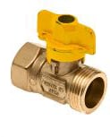 gaskogelkraan 3/4 inch 1 bonfix