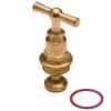 messing bovendeel stopkraan 1/2 bonfix