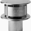 rookgaskap aluminium 100mm burgerhout