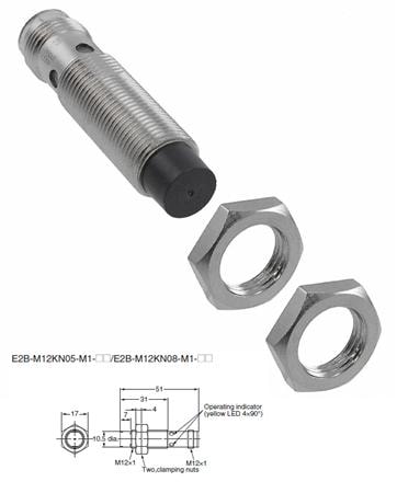 omron proximity e2bm12kn05m1b1omi omron