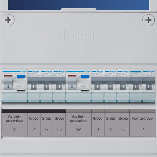 hager vision installatiekast 3-fase 10 hager