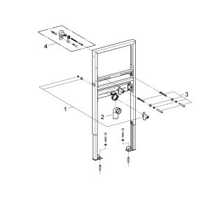 grohe rapid sl wastafelelement grohe