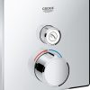 grohe smartcontrol inbouwmengkraan vierkant grohe