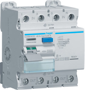 hager cdb640d aardlekschakelaar hager
