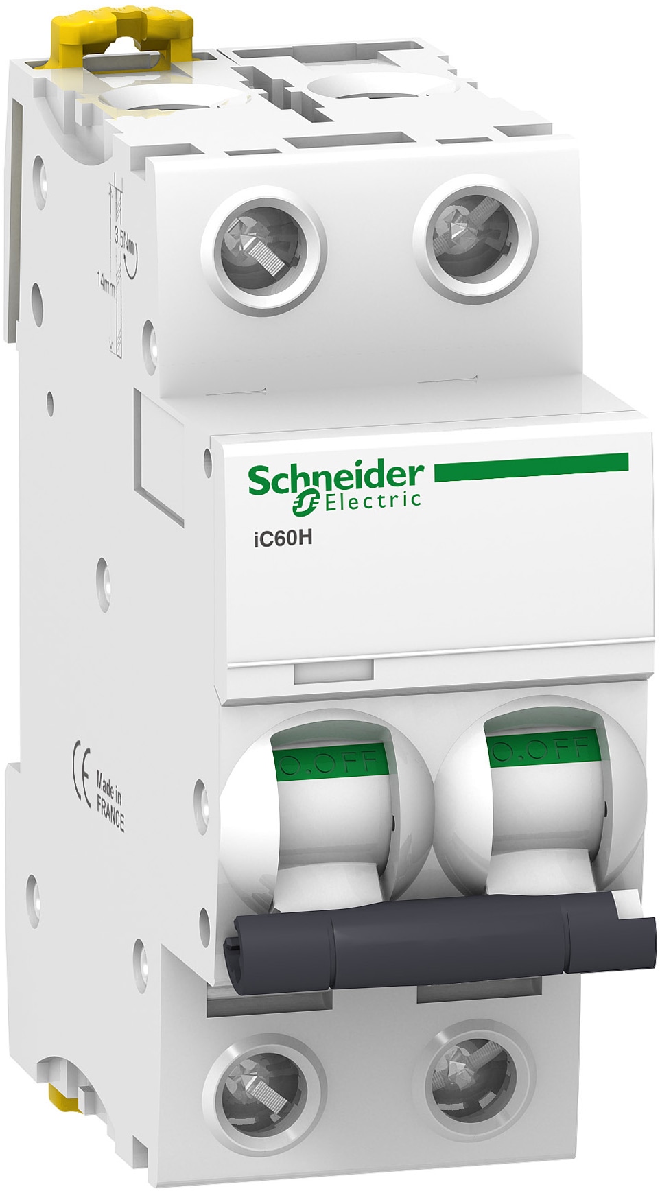 schneider electric ic60h 2-polig a9f89263 schneider electric