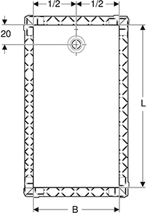geberit rechthoek douchevloer olona 120cmx80cm geberit