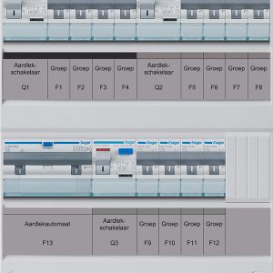 hager vision installatiekast 3-fase vkg444mb hager