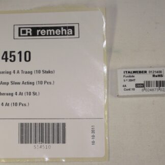 remeha glaszekering 4a remeha