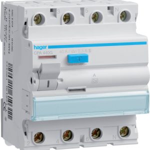 hager cpa440g aardlekschakelaar hager
