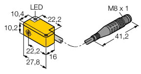 turck inductieve sensor sn 2mm turck