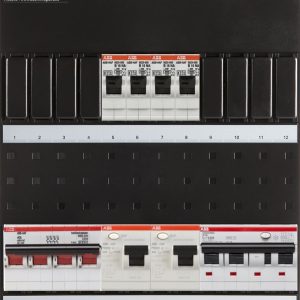 abb hafonorm installatiekast 3-fasen 4 abb