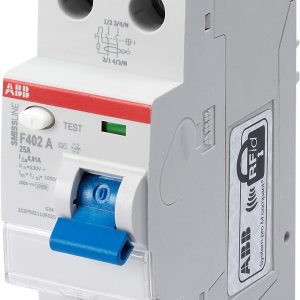 aardlekschakelaar 2 polig 40a 100ma abb
