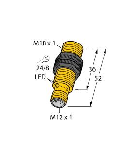 turck inductieve sensorschroefdraad m18 turck