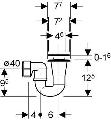 geberit douchebakplug sifon geberit