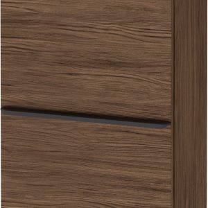 d-neo halfhoge kast noten donker duravit