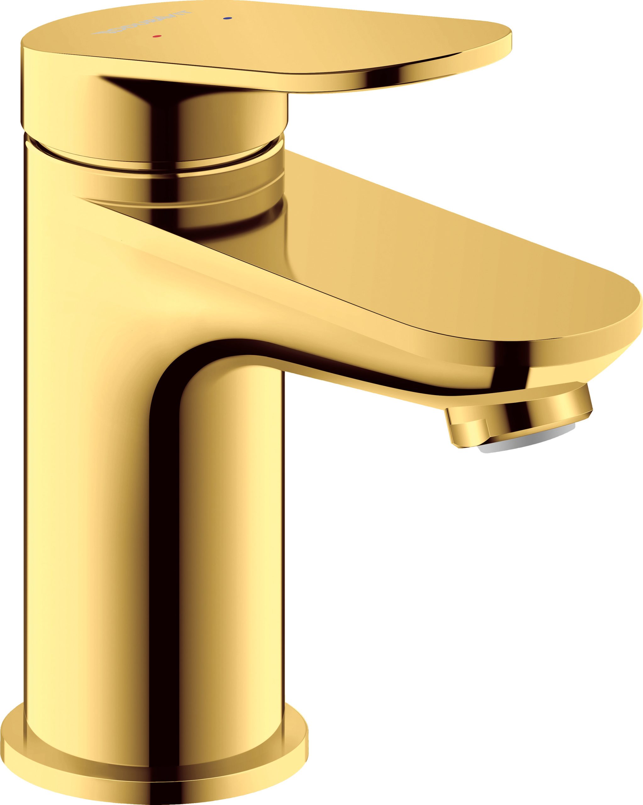 wave eéngreepswastafelmengkraan s goud duravit