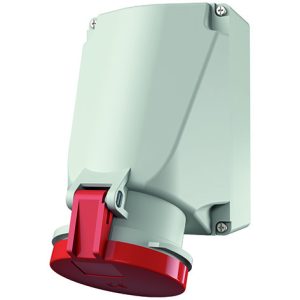 mennekes cee-wandcontactdoos 63a 4-polig 1141a mennekes