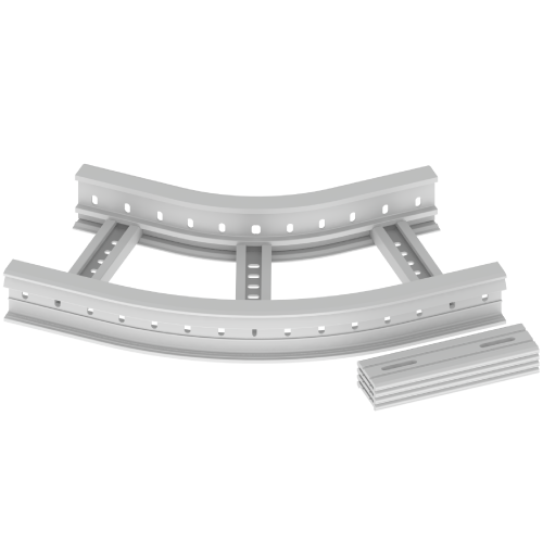 unex bocht 45° halogeenvrij 85x300 unex