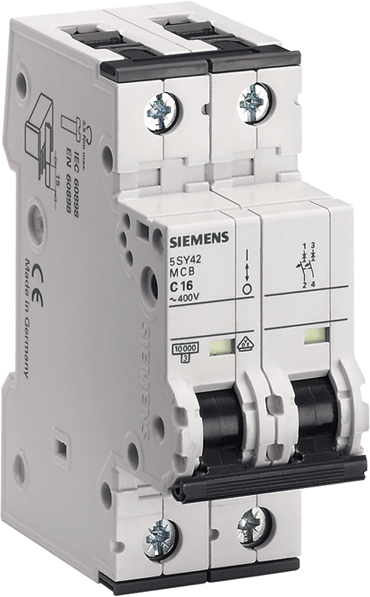 siemens 5sy42 installatieautomaat 10ka/20ka c-karakteristiek siemens