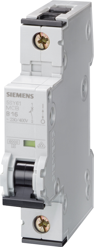 siemens 5sy61 installatieautomaat 6ka/15ka b-karakteristiek siemens