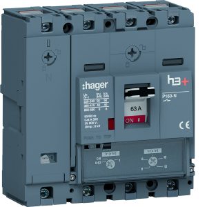 vermogensautomaat h3 p160 tm hns064dc hager