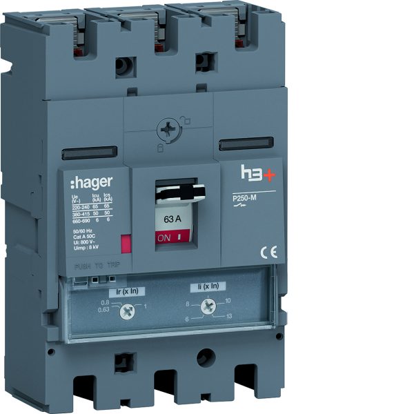 vermogensautomaat h3 p250 tm hmt063dr hager