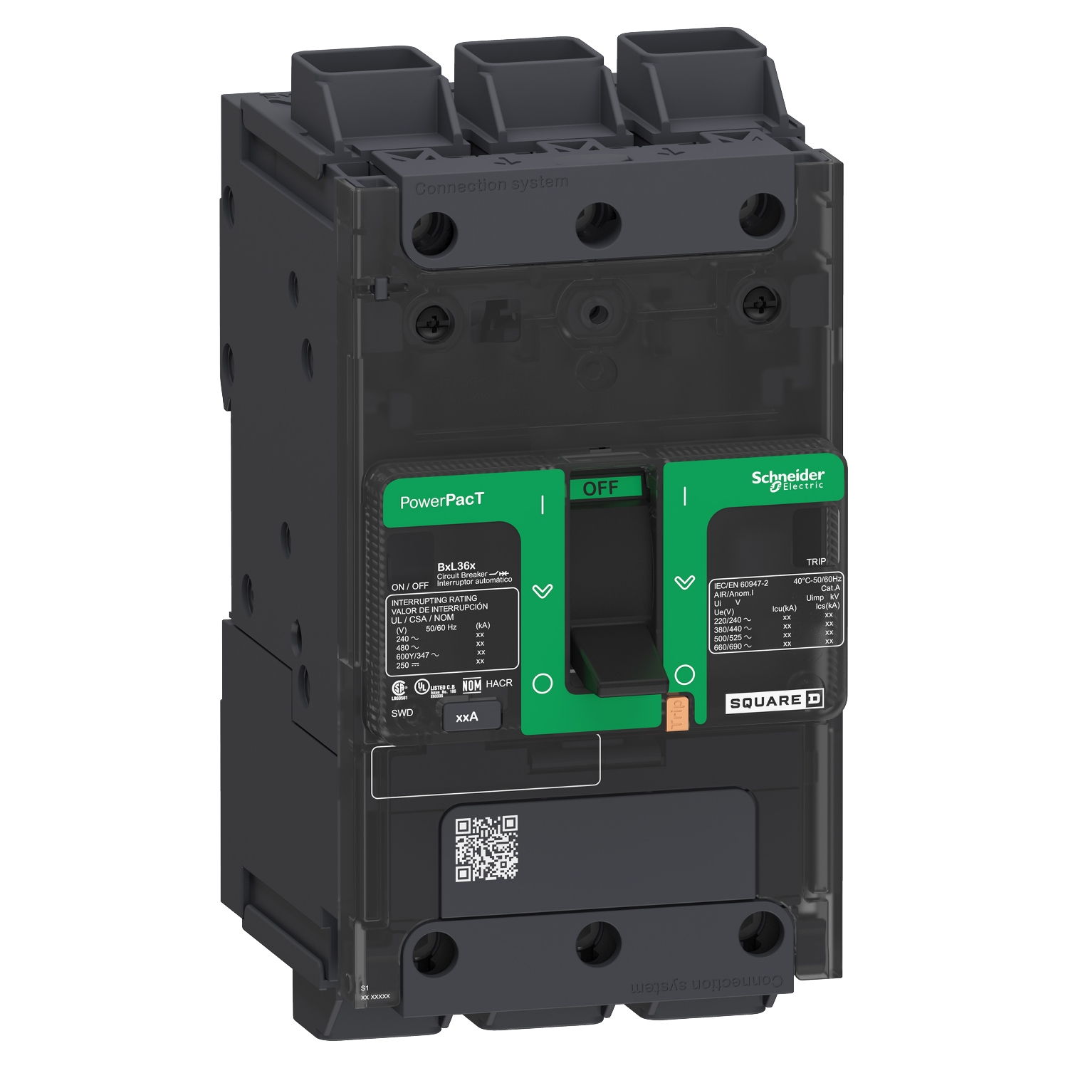 MCCB 25KA 600Y/347V UL 25A 3P EVERLINK