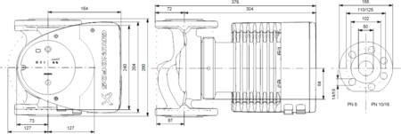 grundfos magna1 circulatiepomp 50-100f