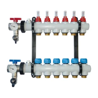 Rehau P-hkvd vloerverwarming verdelers 400x375x95 mm