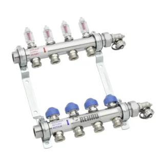 Rehau V2A Hkv-d vloerverwarming verdelers rvs