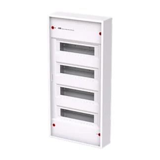 Abb AK648E3 installatiekast met din-rail leeg ral9016