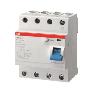 ABB System pro M compact 4-polige aardlekschakelaar 4-polig 40 A