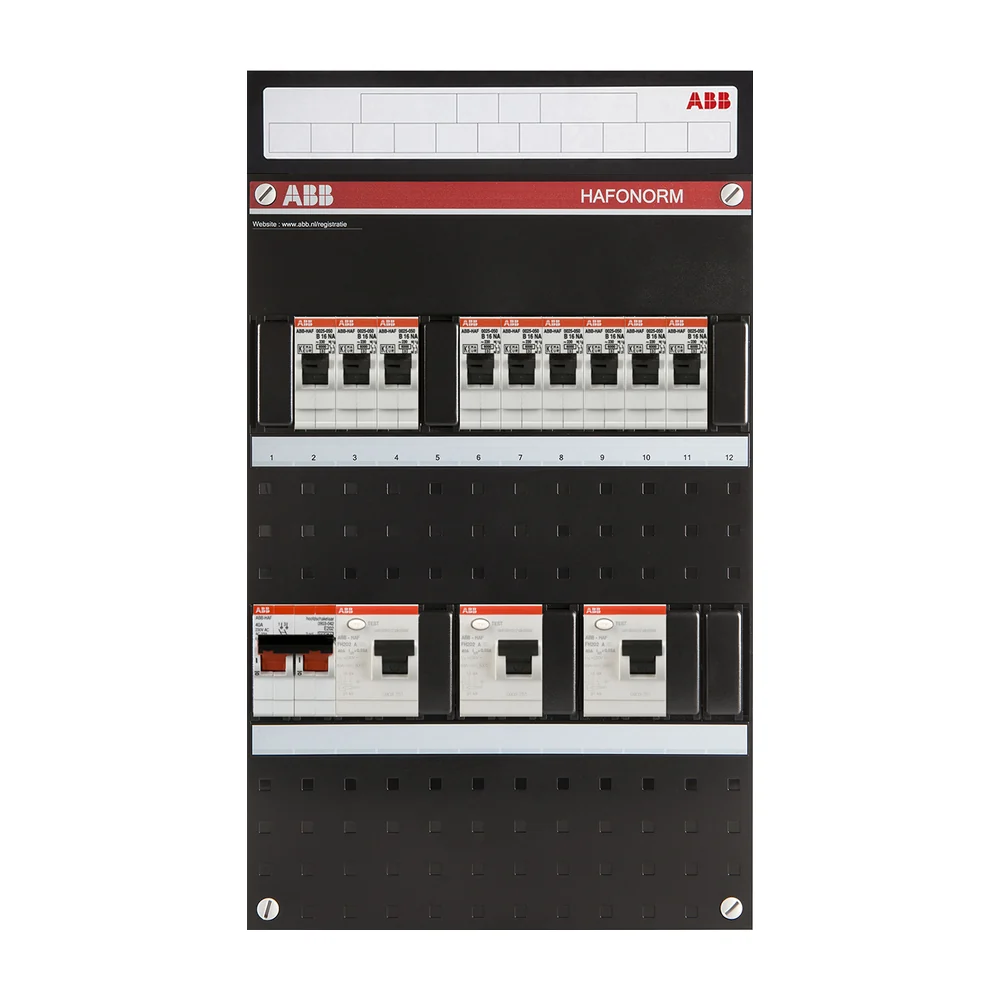 Abb Hafonorm installatiekast 376x220x90 mm