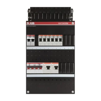 ABB Hafonorm Kunststof opbouwkast installatiekast 390x220x90 mm 4-polig