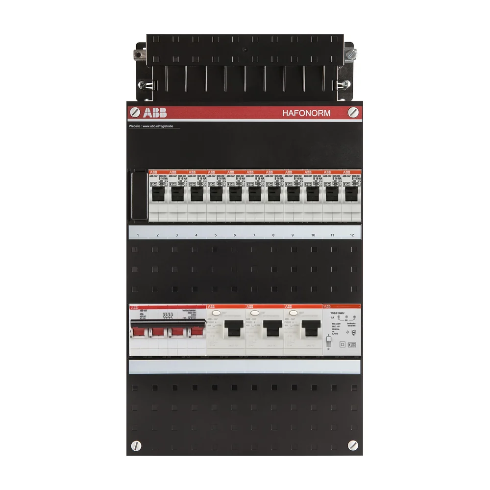 ABB Hafonorm Kunststof 3-fase installatiekast 405x220x90 mm 4-polig